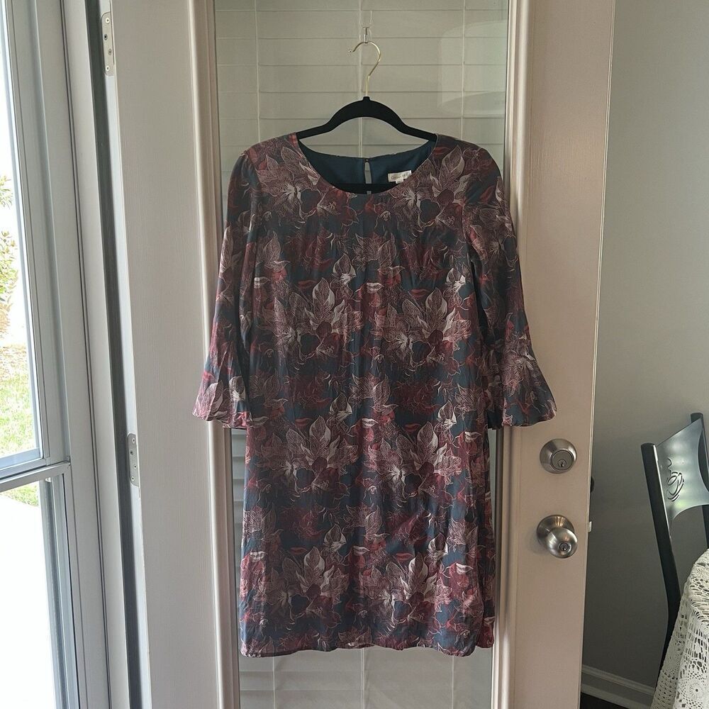 Garnet Hill Dress Sz 2 100% Silk
